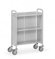 Fetra Hauptartikel 4871 Bureauwagen Staal Poedercoating Laadvermogen (max.): 150 kg Grijs-wit (RAL 7035) - thumbnail