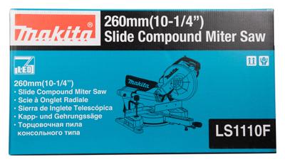 Makita LS1110F Afkort- en verstekzaag 1450 W 260 mm Makita LS1110F Afkort- en verstekzaag 1450 W 260 mm