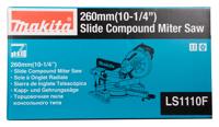 Makita LS1110F Afkort- en verstekzaag 1450 W 260 mm - thumbnail