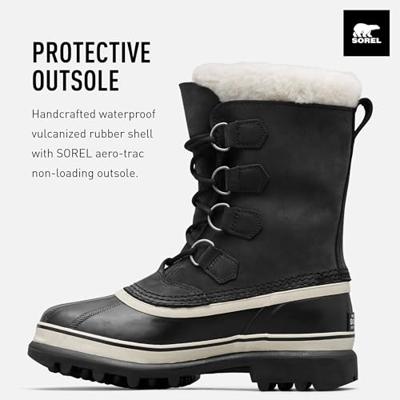 Sorel Caribou™ Wp Sneeuwlaars Dames Black, Stone 7,5 Sorel Caribou™ Wp Sneeuwlaars Dames Black, Stone 7,5