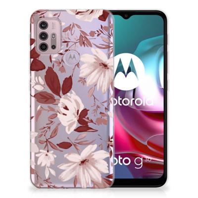 Hoesje maken Motorola Moto G30 | G10 Watercolor Flowers Hoesje maken Motorola Moto G30 | G10 Watercolor Flowers