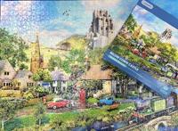 Below Corfe Castle Puzzel 1000 Stukjes - thumbnail
