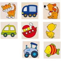 Goki mijn eerste houten memo, 16dlg. - thumbnail