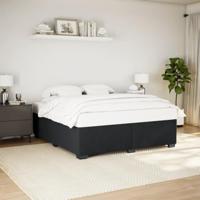 Bedframe zonder matras 180x200 cm fluweel zwart - thumbnail