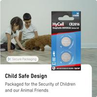 HyCell Knoopcel CR2016 3 V 2 stuk(s) 70 mAh Lithium CR 2016 - thumbnail