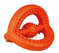 TRIXIE NATUURRUBBER TREKSPEELTJE MET GRIP ASSORTI 14X14X14 CM 2 ST - thumbnail