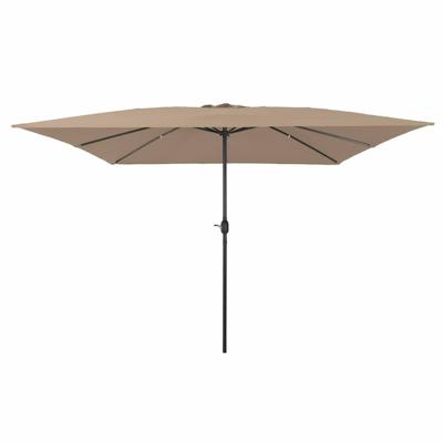 Tuinparasol Taupe en Zwart 295 x 295 x 245 cm
