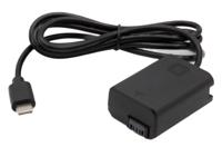 ChiliPower DR-FW50 dummy accu USB-C adapterset voor Sony, accutype NP-FW50 - thumbnail