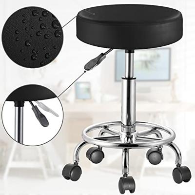 Casaria - Hoogte Verstelbaar Rolkruk 51- 65cm Zithoogte Zwart Casaria - Hoogte Verstelbaar Rolkruk 51- 65cm Zithoogte Zwart