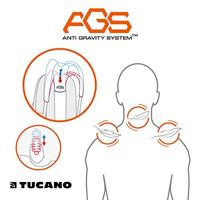 Tucano Planet AGS Marte Gravity rugzak - Blue - thumbnail