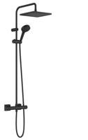 Hansgrohe Vernis Shape showerpipe 240 1jet EcoSmart met thermostaat, mat zwart - thumbnail