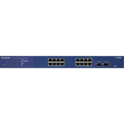NETGEAR GS716T 16-poorts Gigabit Ethernet LAN-switch Smart Managed Pro (met 2x 1G SFP, desktop- of rekmontage met ProSAFE levenslange garantie)