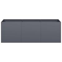 Plantenbak 120x40x40 cm koudgewalst staal antracietkleurig - thumbnail