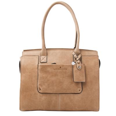 Castelijn & Beerens - Carisma Laptop bag 15,6 + tablet RFID-Beige
