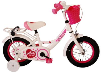 Volare ashley kinderfiets - meisjes - 12 inch - wit