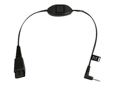 Jabra Kabelonderste deel met QD naar 2,5 mm jack (antwoordknop)