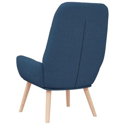 Relaxstoel stof blauw