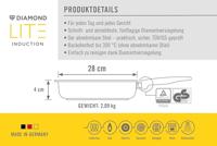 Woll Diamond Lite Induction Grillpan 28 x 28 cm - thumbnail