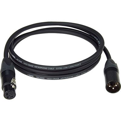 Klotz M2 M2FM10030 microfoonkabel Neutrik 3p XLR 0.3m - thumbnail