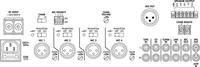 Monacor PA-948 PA-versterker 5-kanaals - thumbnail