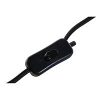 Bureaulamp Home ESPRIT Zwart Gouden Hars 40 W 220 V 16 x 16 x 43 cm - thumbnail