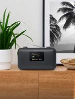 Muse Radio, DAB+ FM PLL, TFT LCD-scherm, MUSE - (M-118 DB) klok, dubbel alarm, snooze, s slaap, slideshow functie, donkergrijs - thumbnail