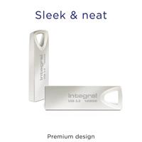 Integral ARC USB stick 3.0, 128 GB, zilver - thumbnail