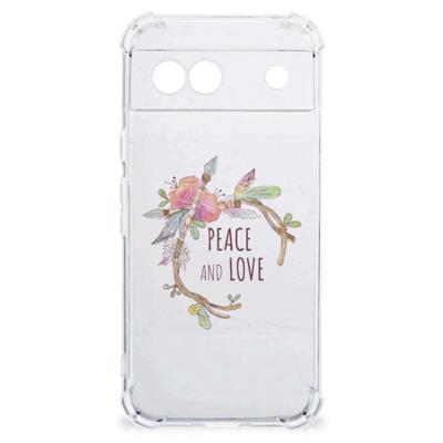 Google Pixel 8A Stevig | Bumper Hoesje | Boho Text