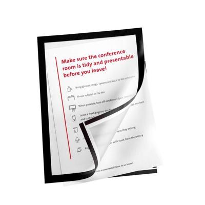 Infokader Quantore A3 zelfklevend zwart 2 stuks