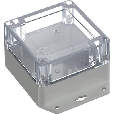 TRU COMPONENTS 6U07090906639 TC-13865260 Industriële behuizing 121.5 x 91.5 x 60 Polycarbonaat Lichtgrijs, Transparant 1 stuk(s)