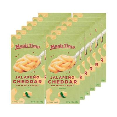 Magic Time - Jalapeño Cheddar Mac & Cheese - 12x 205g Magic Time - Jalapeño Cheddar Mac & Cheese - 12x 205g