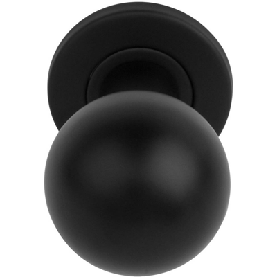 Formani Basics LB501V voordeurknop vast op rozet - mat zwart