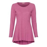 Longshirt van hennep/bio-katoen, licht uitlopend model, roze 36/38 - thumbnail