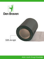 Zwaluw Butylband | Zwart | 4 rollen - 210005 - thumbnail