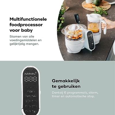 Multifunctionele keukenrobot Nutribaby + van BABYMOOV beige Multifunctionele keukenrobot Nutribaby + van BABYMOOV beige