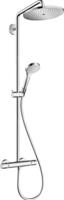 Hansgrohe Croma select s 280 showerpipe met thermostaat ecosmart chroom 26794000 - thumbnail