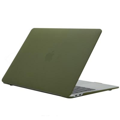 Crème stijl laptop plastic beschermende case voor MacBook Pro 15 4 inch (2019) (groen)