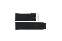 Horlogeband Universeel 446.01.30 Leder Zwart 30mm - thumbnail