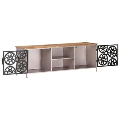 Tv-meubel 120x30x40 cm ruw mangohout Tv-meubel 120x30x40 cm ruw mangohout