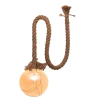 Lichtbol aan Touw 10 LED Ø15cm Goud - thumbnail