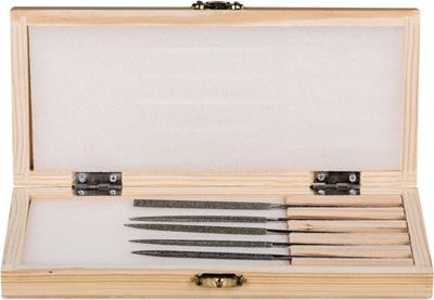 Promat/Tecwerk Diamantnaaldvijlenset | lengte 140 mm 5-delig | D 126 | D 126 - 4000840465