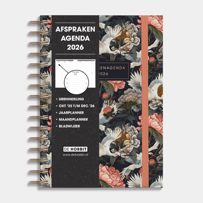 A5 Afsprakenagenda 2026 Kraanvogels A5 Afsprakenagenda 2026 Kraanvogels