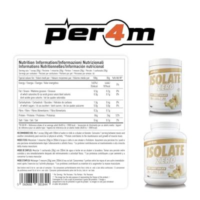 PER4M Isolate Zero White Chocolate (2000 g) - thumbnail