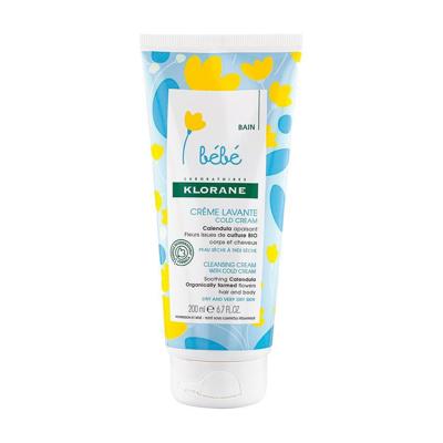 Klorane Bebe Cleansing Cold Cream - Flowers 200 ml