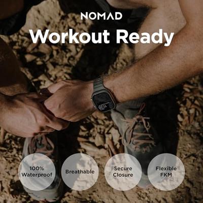 Nomad Sport Strap V2 Apple Watch 42mm / 44mm / 45mm / 49mm Ash Green