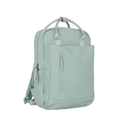 New Rebels Harper Miami Rugzak 9L Waterafstotende Laptop Rugtas 13 inch Schooltas en Werktas van PU Comfortabel Salie Green New Rebels Harper Miami Rugzak 9L Waterafstotende Laptop Rugtas 13 inch Schooltas en Werktas van PU Comfortabel Salie Green