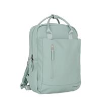 New Rebels Harper Miami Rugzak 9L Waterafstotende Laptop Rugtas 13 inch Schooltas en Werktas van PU Comfortabel Salie Green - thumbnail
