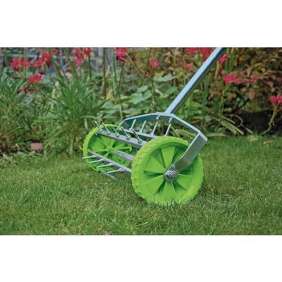 Draper Tools gazonbeluchter trommel rollend 450 mm groen