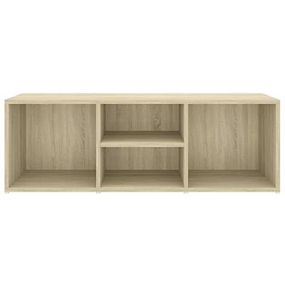 Schoenenopbergbank 105x35x35 cm bewerkt hout sonoma eikenkleur Schoenenopbergbank 105x35x35 cm bewerkt hout sonoma eikenkleur