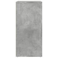 Dressoir 79x38x80 cm bewerkt hout betongrijs - thumbnail